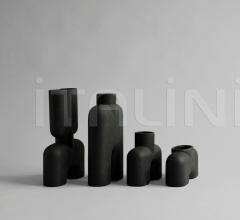 Ваза Cobra Tall, Medio - Black фабрика 101 Copenhagen