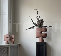 Ваза Tribal Vase, Big - Terracotta фабрика 101 Copenhagen