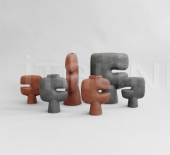 Ваза Tribal Vase, Big - Terracotta фабрика 101 Copenhagen