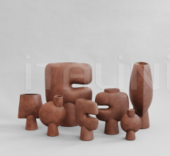 Ваза Tribal Vase, Medio - Terracotta фабрика 101 Copenhagen