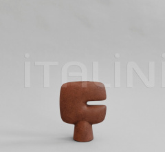 Ваза Tribal Vase, Mini - Terracotta фабрика 101 Copenhagen