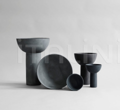 Ваза Block Vase, Big - Dark Grey фабрика 101 Copenhagen