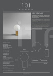 Настольный светильник Hoop Table Lamp - Brass 101 Copenhagen