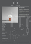 Настольный светильник Hoop Table Lamp - Rose Metal 101 Copenhagen