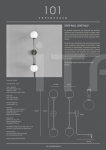Настенный светильник Drop Wall Lamp Bulp - Grey 101 Copenhagen