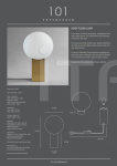 Напольный светильник Hoop Floor Lamp - Brass 101 Copenhagen