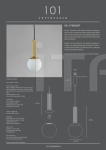Подвесной светильник No. 2 Pendant - Brass 101 Copenhagen