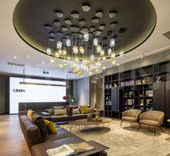 Итальянские Свет - Подвесной светильник Crystal Rock of 5 Итальянские Свет - Подвесной светильник Crystal Rock of 5 фабрика Lasvit