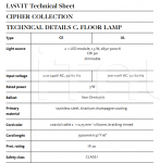 Подвесной светильник Cipher Horizontal L Lasvit