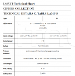 Подвесной светильник Cipher Horizontal L Lasvit