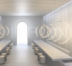 Итальянские Свет - Подвесной светильник Zero Round Vertical Итальянские Свет - Подвесной светильник Zero Round Vertical фабрика Panzeri