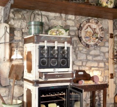 Итальянские Элементы кухни - Кухонный блок 571 Итальянские Элементы кухни - Кухонный блок 571 фабрика Maggi Massimo