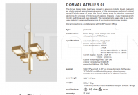 Подвесной светильник Dorval Atelier 01 Lambert & Fils
