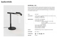 Настольный светильник Dorval 02 – Table Lambert & Fils