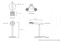 Настольный светильник Dorval 02 – Table Lambert & Fils