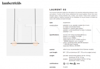 Подвесной светильник Laurent 03 Lambert & Fils