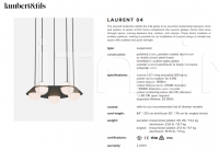 Подвесной светильник Laurent 04 Lambert & Fils