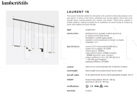 Подвесной светильник Laurent 15 Lambert & Fils