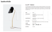 Настольный светильник Cliff Table Lambert & Fils