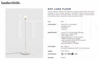 Напольный светильник Luna Floor Lambert & Fils
