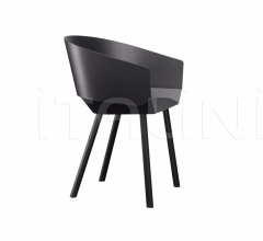 Стул с подлокотниками HOUDINI Стул с подлокотниками HOUDINI фабрика E15