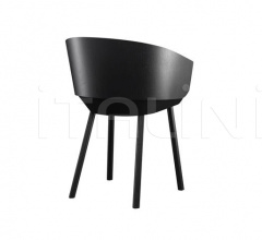 Стул с подлокотниками HOUDINI Стул с подлокотниками HOUDINI фабрика E15