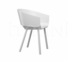 Стул с подлокотниками HOUDINI Стул с подлокотниками HOUDINI фабрика E15