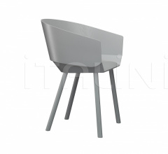 Стул с подлокотниками HOUDINI Стул с подлокотниками HOUDINI фабрика E15