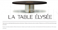 Стол обеденный ELYSEE TABLE Hugues Chevalier