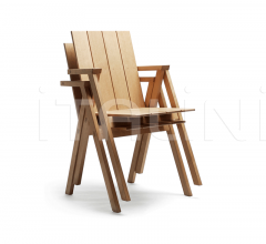 Итальянские Уличная мебель - Стул с подлокотниками ARKIPELAGO KVTT1 фабрика Nikari