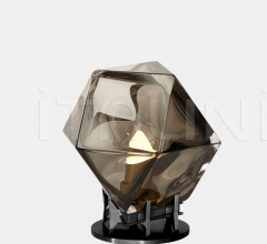 Итальянские Настольные светильники - Настольный светильник WELLES DOUBLE BLOWN GLASS DESK LAMP Итальянские Настольные светильники - Настольный светильник WELLES DOUBLE BLOWN GLASS DESK LAMP фабрика Gabriel Scott