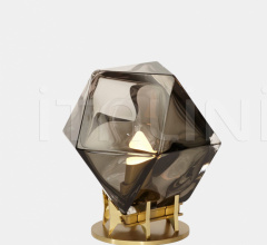 Итальянские Настольные светильники - Настольный светильник WELLES DOUBLE BLOWN GLASS DESK LAMP Итальянские Настольные светильники - Настольный светильник WELLES DOUBLE BLOWN GLASS DESK LAMP фабрика Gabriel Scott