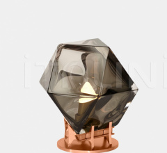 Итальянские Настольные светильники - Настольный светильник WELLES DOUBLE BLOWN GLASS DESK LAMP Итальянские Настольные светильники - Настольный светильник WELLES DOUBLE BLOWN GLASS DESK LAMP фабрика Gabriel Scott