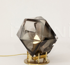 Итальянские Настольные светильники - Настольный светильник WELLES DOUBLE BLOWN GLASS DESK LAMP Итальянские Настольные светильники - Настольный светильник WELLES DOUBLE BLOWN GLASS DESK LAMP фабрика Gabriel Scott