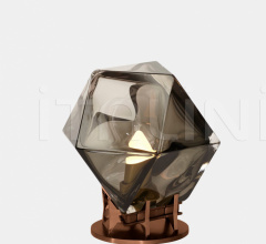 Итальянские Настольные светильники - Настольный светильник WELLES DOUBLE BLOWN GLASS DESK LAMP Итальянские Настольные светильники - Настольный светильник WELLES DOUBLE BLOWN GLASS DESK LAMP фабрика Gabriel Scott