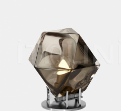 Итальянские Настольные светильники - Настольный светильник WELLES DOUBLE BLOWN GLASS DESK LAMP Итальянские Настольные светильники - Настольный светильник WELLES DOUBLE BLOWN GLASS DESK LAMP фабрика Gabriel Scott