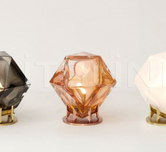 Итальянские Настольные светильники - Настольный светильник WELLES DOUBLE BLOWN GLASS DESK LAMP Итальянские Настольные светильники - Настольный светильник WELLES DOUBLE BLOWN GLASS DESK LAMP фабрика Gabriel Scott