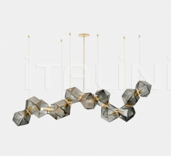 Итальянские Свет - Люстра WELLES GLASS LONG CHANDELIER 12 Итальянские Свет - Люстра WELLES GLASS LONG CHANDELIER 12 фабрика Gabriel Scott