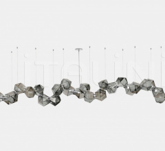 Итальянские Свет - Люстра WELLES GLASS LONG CHANDELIER 28 Итальянские Свет - Люстра WELLES GLASS LONG CHANDELIER 28 фабрика Gabriel Scott