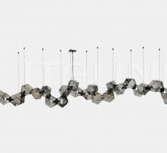 Итальянские Свет - Люстра WELLES GLASS LONG CHANDELIER 26 Итальянские Свет - Люстра WELLES GLASS LONG CHANDELIER 26 фабрика Gabriel Scott