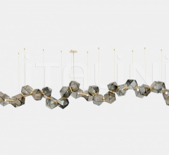 Итальянские Свет - Люстра WELLES GLASS LONG CHANDELIER 26 Итальянские Свет - Люстра WELLES GLASS LONG CHANDELIER 26 фабрика Gabriel Scott