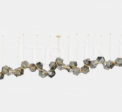 Итальянские Свет - Люстра WELLES GLASS LONG CHANDELIER 24 Итальянские Свет - Люстра WELLES GLASS LONG CHANDELIER 24 фабрика Gabriel Scott