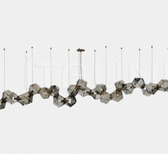 Итальянские Свет - Люстра WELLES GLASS LONG CHANDELIER 24 Итальянские Свет - Люстра WELLES GLASS LONG CHANDELIER 24 фабрика Gabriel Scott