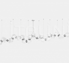 Итальянские Свет - Люстра WELLES GLASS LONG CHANDELIER 24 Итальянские Свет - Люстра WELLES GLASS LONG CHANDELIER 24 фабрика Gabriel Scott