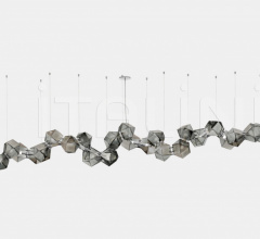 Итальянские Свет - Люстра WELLES GLASS LONG CHANDELIER 24 Итальянские Свет - Люстра WELLES GLASS LONG CHANDELIER 24 фабрика Gabriel Scott