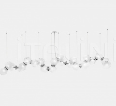 Итальянские Свет - Люстра WELLES GLASS LONG CHANDELIER 22 Итальянские Свет - Люстра WELLES GLASS LONG CHANDELIER 22 фабрика Gabriel Scott