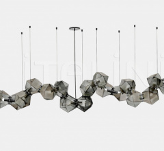 Итальянские Свет - Люстра WELLES GLASS LONG CHANDELIER 20 Итальянские Свет - Люстра WELLES GLASS LONG CHANDELIER 20 фабрика Gabriel Scott