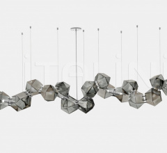 Итальянские Свет - Люстра WELLES GLASS LONG CHANDELIER 20 Итальянские Свет - Люстра WELLES GLASS LONG CHANDELIER 20 фабрика Gabriel Scott