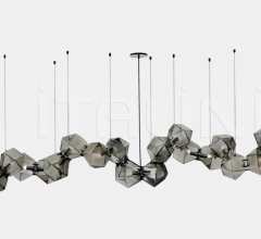 Итальянские Свет - Люстра WELLES GLASS LONG CHANDELIER 18 Итальянские Свет - Люстра WELLES GLASS LONG CHANDELIER 18 фабрика Gabriel Scott