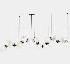 Итальянские Свет - Люстра WELLES GLASS LONG CHANDELIER 16 Итальянские Свет - Люстра WELLES GLASS LONG CHANDELIER 16 фабрика Gabriel Scott